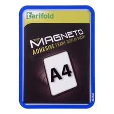 Samolepiaci rámček TARIFOLD Magneto A4, modrý 2 ks