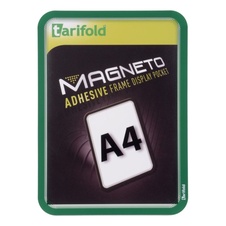 Samolepiaci rámček TARIFOLD Magneto A4, zelený, 2 ks