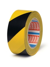 Značkovacia páska Tesaflex 33 mx 50 mm, čierno-žltá, PVC 180 µm