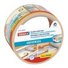 Obojstranná kobercová páska TESA universal, 5 mx 50 mm, biela