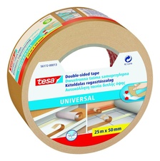 Obojstranná kobercová páska TESA universal, 25 mx 50 mm, tra