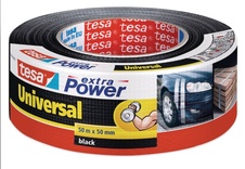 Opravná páska Extra Power Universal, 50 mx 50 mm, textilná, čierna