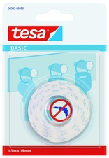 Montážna páska BASIC obojstranná základná na zrkadlá, 1,5 mx