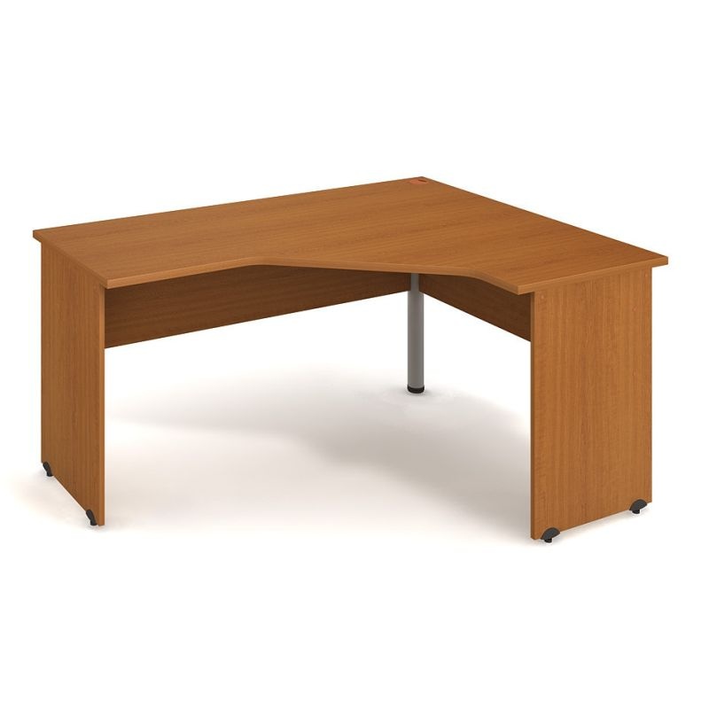 HOBIS kancelársky stôl pracovný tvarový, ergo ľavý - GEV 60 L, čerešňa