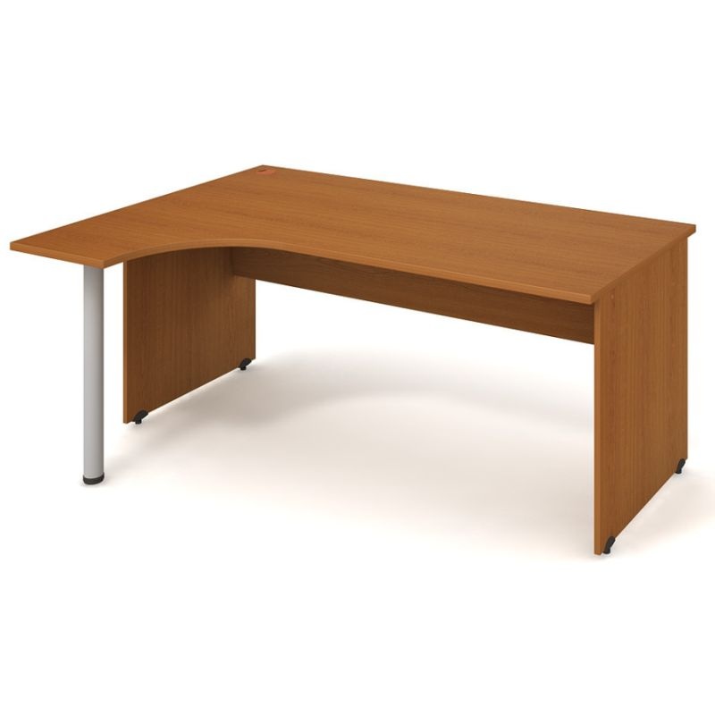 HOBIS kancelársky stôl pracovný tvarový, ergo pravý - GE 1800 P, čerešňa