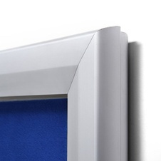 Vonkajšia vitrína SCTC4xA4, modrá textilný chrbát
