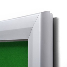 Vonkajšia vitrína SCTC4xA4, zelený textilný chrbát