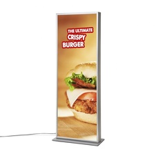 Svetelný LED totem osadený klaprámom 700 x 1000 mm