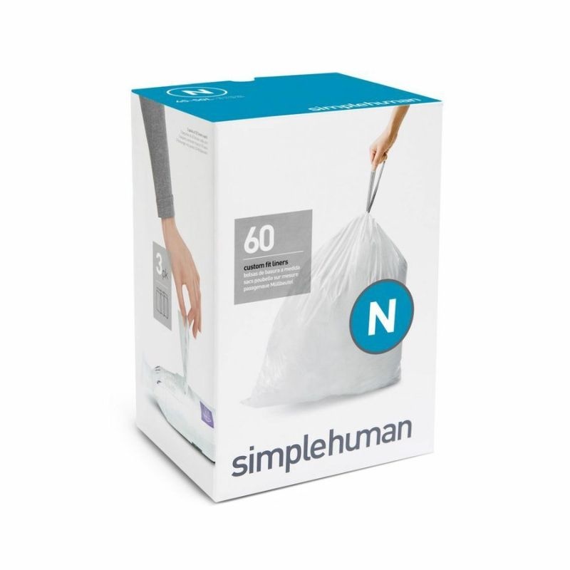 Vrecká do koša Simplehuman 45-50 L, typ N, zaťahovacie, 3 x