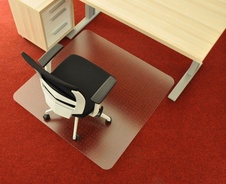 Podložka pod stoličku s hrotmi na koberec 1200x1200 mm