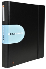 Exabinder, 4-krúžkový zakladač A4 maxi, čierny