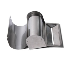 Nástenný popolník s nerezovej ocele