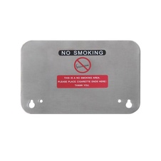 Nástenný popolník s nerezovej ocele