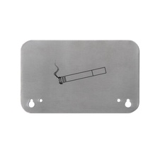 Nástenný popolník s nerezovej ocele