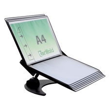 3D kovový držiak s ramenom, 10 vreciek A4, otvorené zhora, č