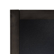 Drevená kriedová tabuľa 500 x 600 mm, čierna - 2