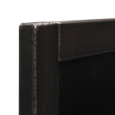 Drevená kriedová tabuľa 500 x 600 mm, čierna - 3