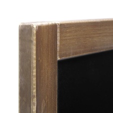 Drevená kriedová tabuľa 500 x 600 mm, teak - 3