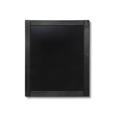Drevená kriedová tabuľa 700 x 900 mm, čierna - 1