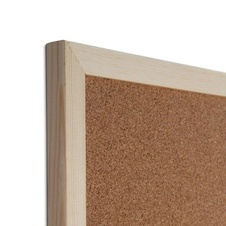Korková tabuľa s dreveným rámom 450 x 600 mm