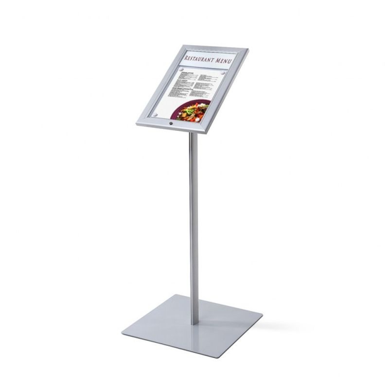 Menuboard s vitrínou 1 x A4 a LED osvetlením