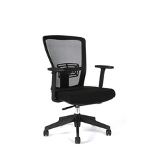 Kancelárska stolička Themis bez podhlavníka, čierna