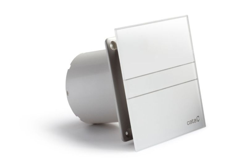Dizajnový axiálny ventilátor CATA e120 G, biely
