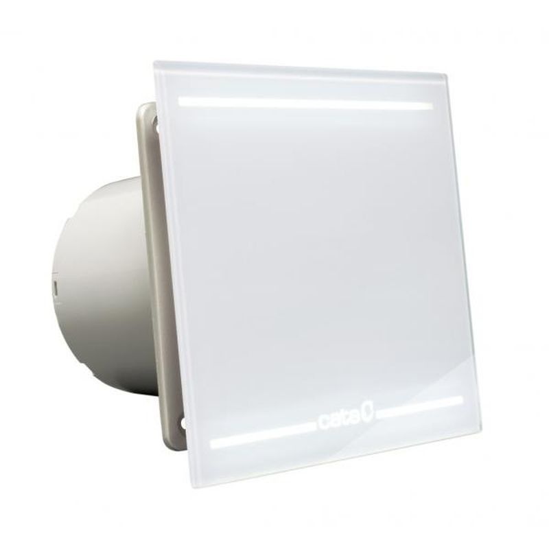 Dizajnový axiálny ventilátor CATA e100 GL, LED svetlo s regu