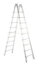 Pričlový stojací rebrík, štafle 2x5 pričlia