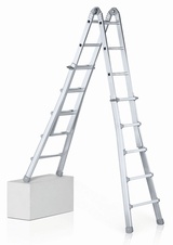ZARGES štvordielny teleskopický rebrík Variomax V, 4x3 pričle