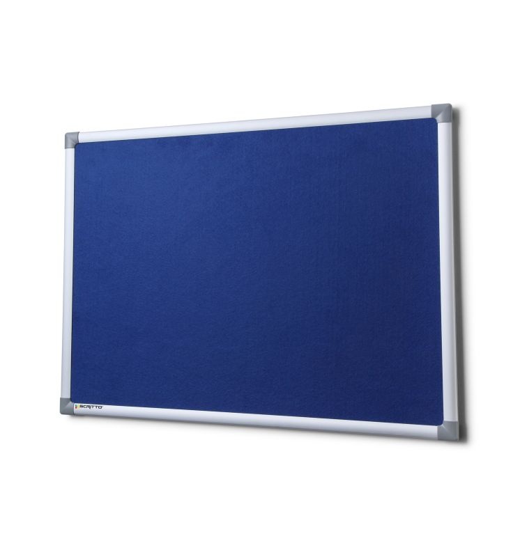 Textilná tabuľa 600 x 450, modrá