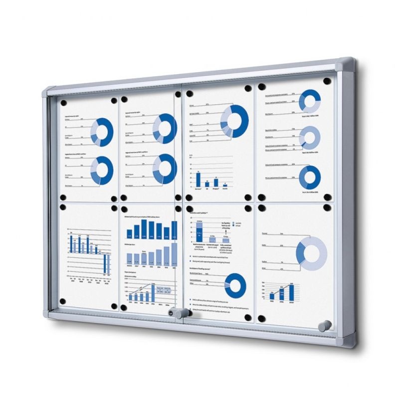 Vitrína SC SL 8 x A4, posuvné dvere