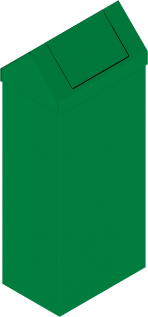 KOVOS nádoba na triedený odpad 120 l, zelená