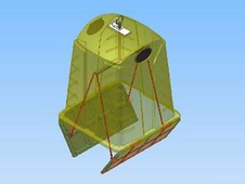 Polyetylénový kontajner na tetrapakov, 2500 l - 1