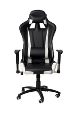 Kancelárska stolička Runner, čierno-biela - 2