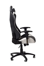 Kancelárska stolička Runner, čierno-biela - 4