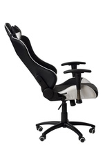 Kancelárska stolička Runner, čierno-biela - 10