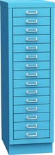 Zásuvková skriňa KSZ 415 C, modrá