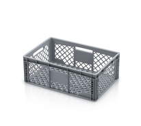 Plastová Euro prepravka 600x400x220 mm, perforovaná