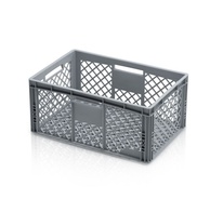 Plastová Euro prepravka 600x400x270 mm, perforovaná