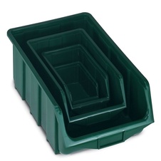 Plastový stohovateľný box 110, zelený - 2