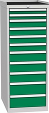 KOVOS zásuvková dielenská skriňa DPO 04 D - 3