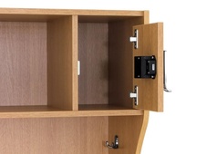 TRITON šatníkový box pre športovcov s úložným priestorom, dekor dub corbridge - 4
