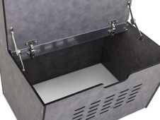 Šatníkový univerzálny box pre športovcov z HPL, šírka 800 mm - 3