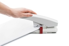 Zošívačka B 40, 100 listov, šedá - 2