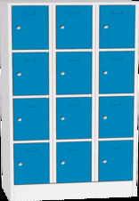 KOVOS šatníková skriňa s boxami SBS 43 12 - 3