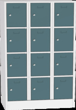 KOVOS šatníková skriňa s boxami SBS 43 12 - 5