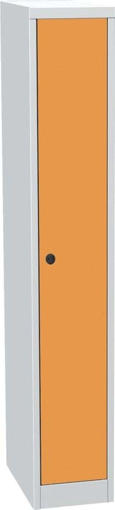 Šatníková skriňa BAS 31 AH, dvere HPL, oranžová