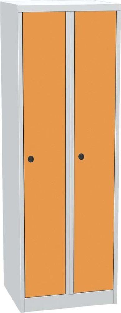Šatníková skriňa BAS 32 AH, dvere HPL, oranžová