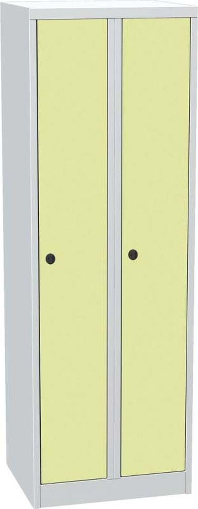 Šatníková skriňa BAS 32 AH, dvere HPL, zelená